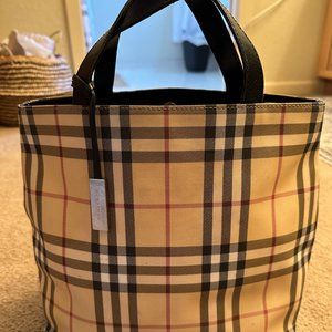 Vintage Burberry Nova Check Mini Tote